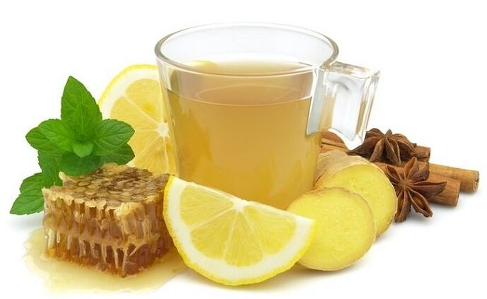 джинджифилова напитка с лимон за подмладяване на кожата