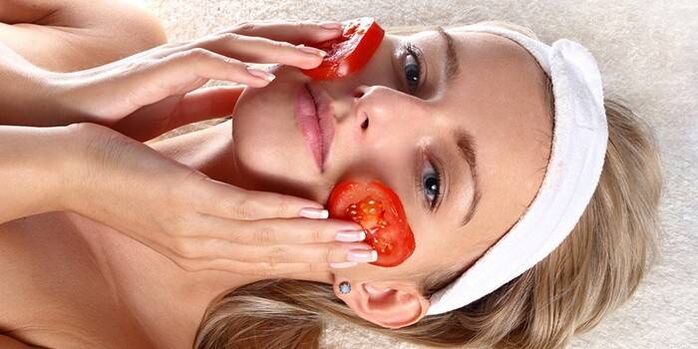 домати за подмладяване на кожата